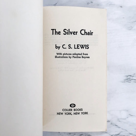 The Silver Chair by C.S. Lewis [1971 PAPERBACK] Chronicles of Narnia #4