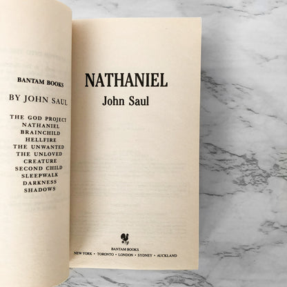 Nathaniel by John Saul [1984 PAPERBACK]