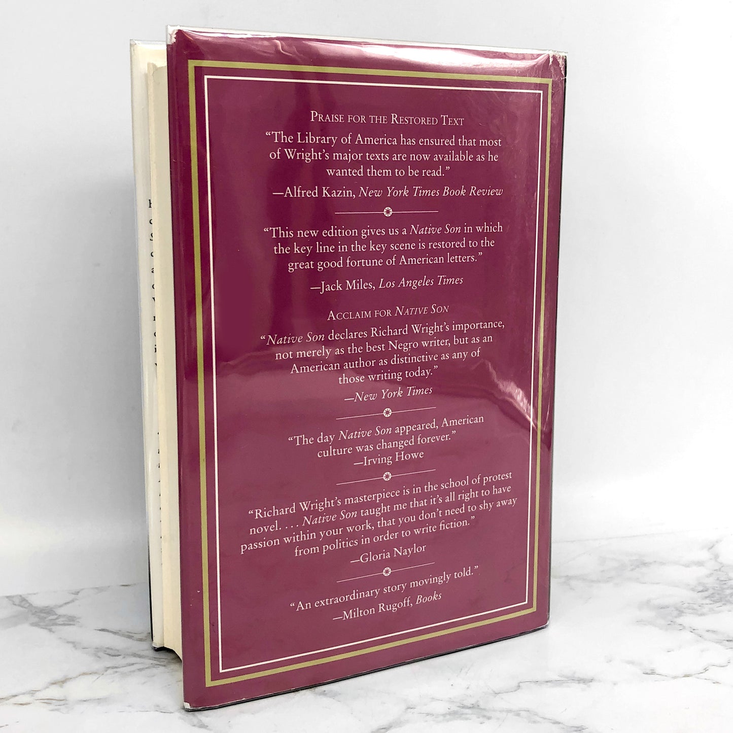 Native Son [The Restored Text] by Richard Wright [CENTENNIAL HARDCOVER RE-ISSUE] 2008 • Harper Perennial