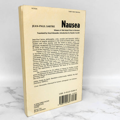 Nausea by Jean-Paul Sartre [VINTAGE TRADE PAPERBACK]