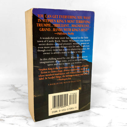 Needful Things by Stephen King [FIRST PAPERBACK PRINTING] 1992 • Signet