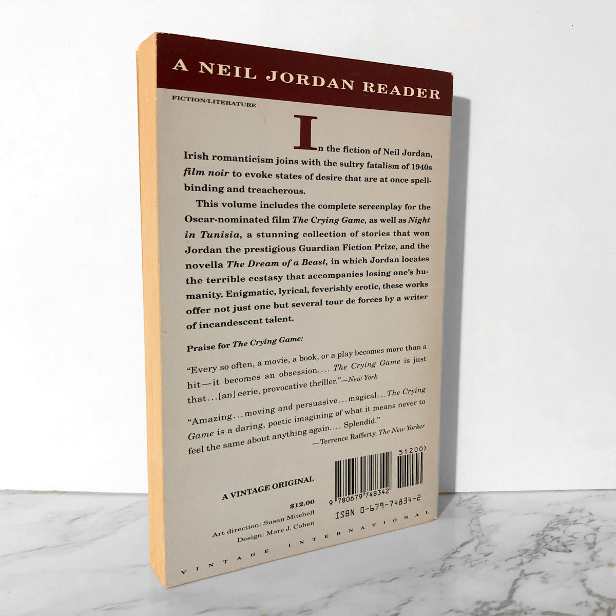 A Neil Jordan Reader [Night in Tunisia, Dreams of a Beast & The Crying Game] 1993 PAPERBACK - Bookshop Apocalypse