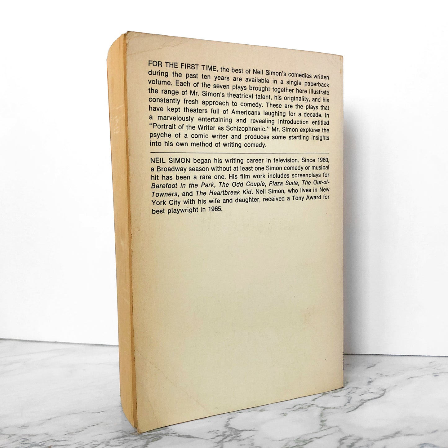 The Comedy of Neil Simon [1973 TRADE PAPERBACK] - Bookshop Apocalypse