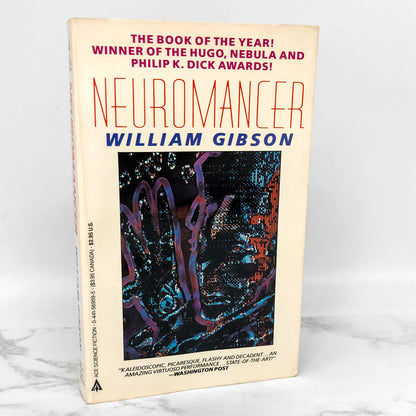 Neuromancer by William Gibson [FIRST PAPERBACK EDITION] 1984 • Ace Sci-Fi
