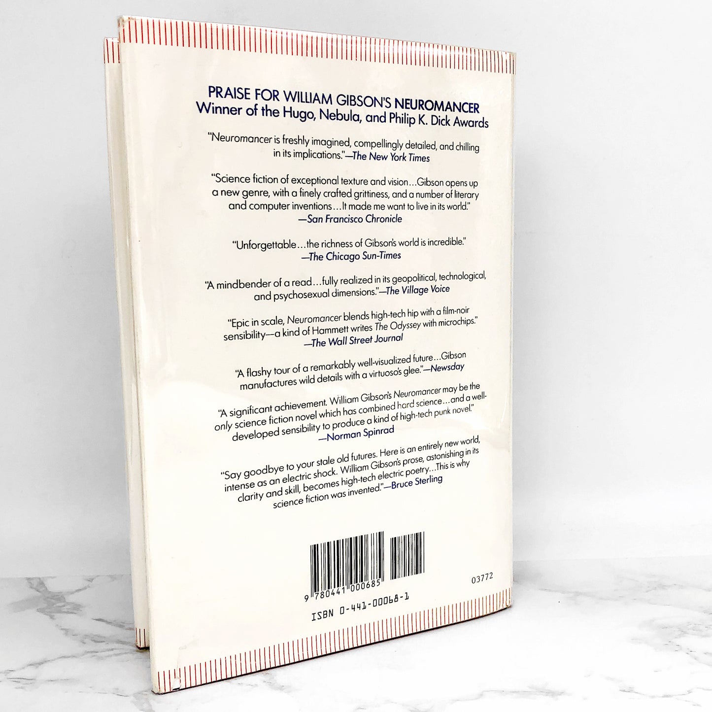 Neuromancer by William GIbson [10th ANNIVERSARY HARDCOVER] 1994