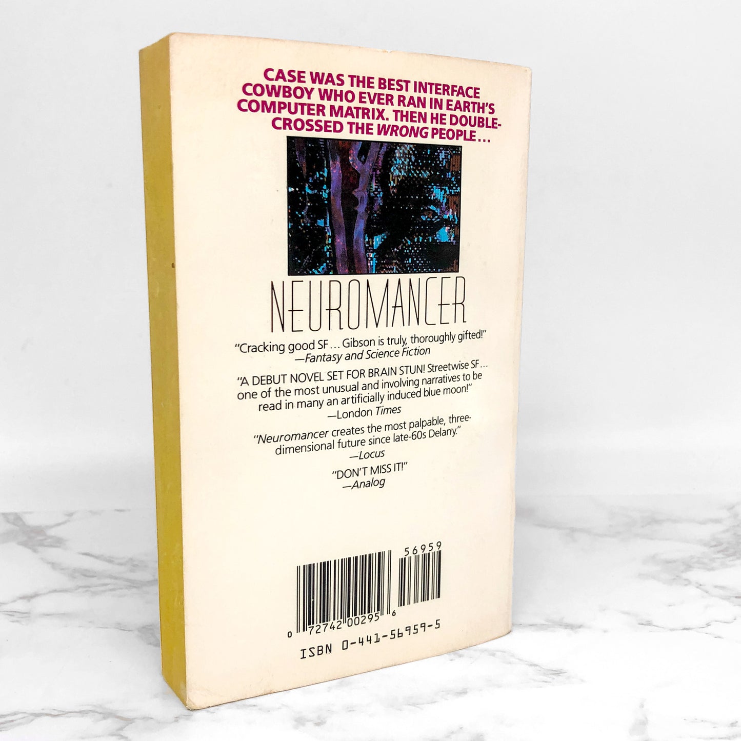 Neuromancer by William Gibson [FIRST PAPERBACK EDITION] 1984 • Ace Sci-Fi