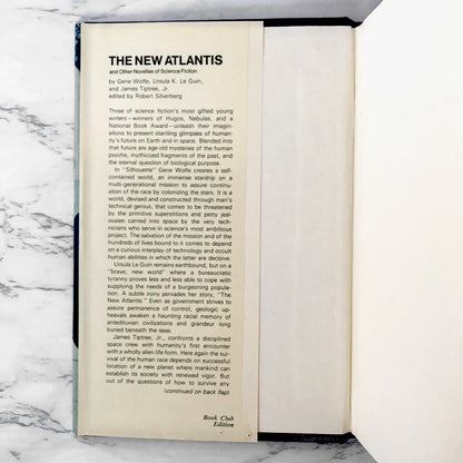 The New Atlantis & Other Novellas of Science Fiction by Ursula K. Le Guin, Gene Wolfe & James Tiptree Jr. [BOOK CLUB EDITION / 1975]