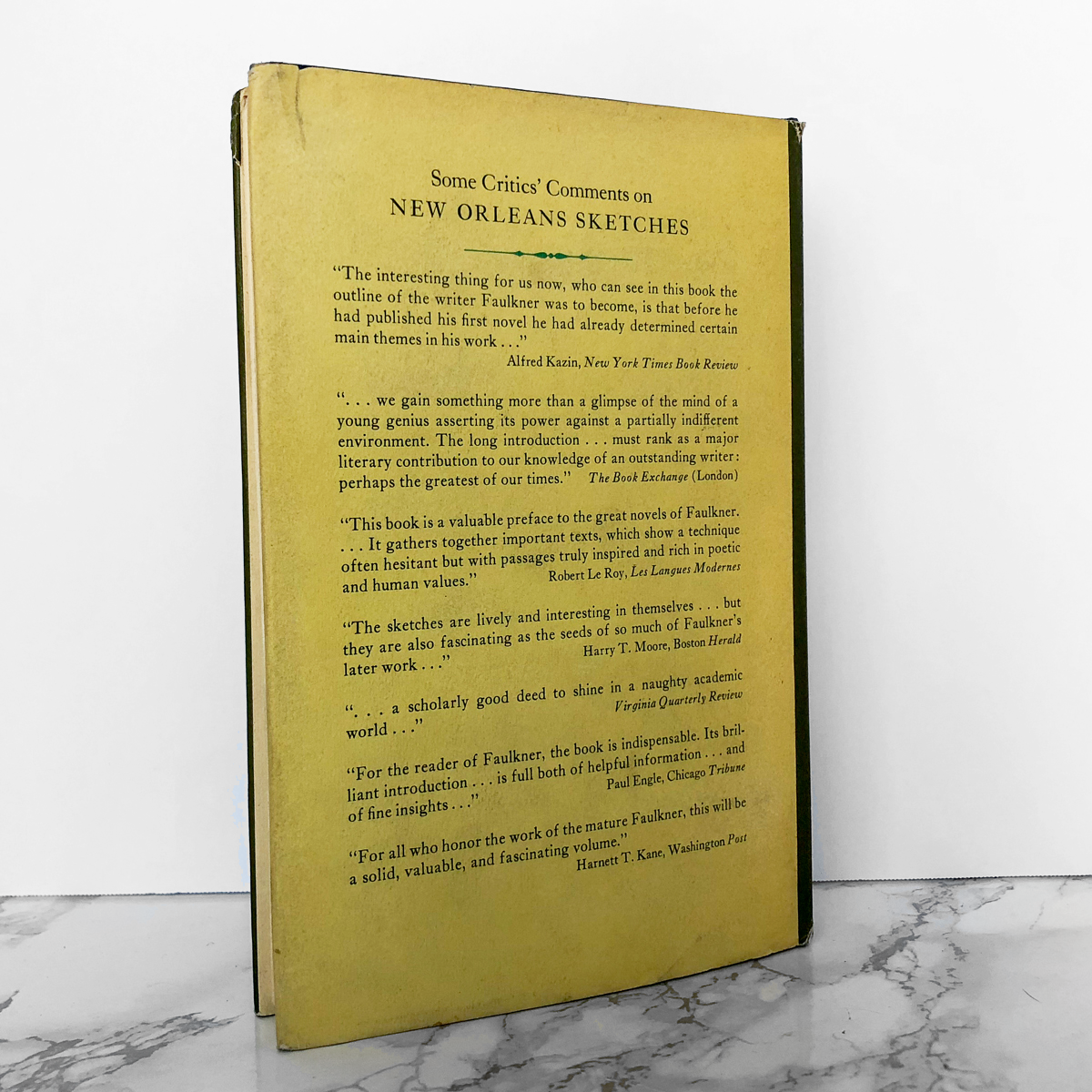 New Orleans Sketches by William Faulkner [FIRST EDITION] - Bookshop Apocalypse