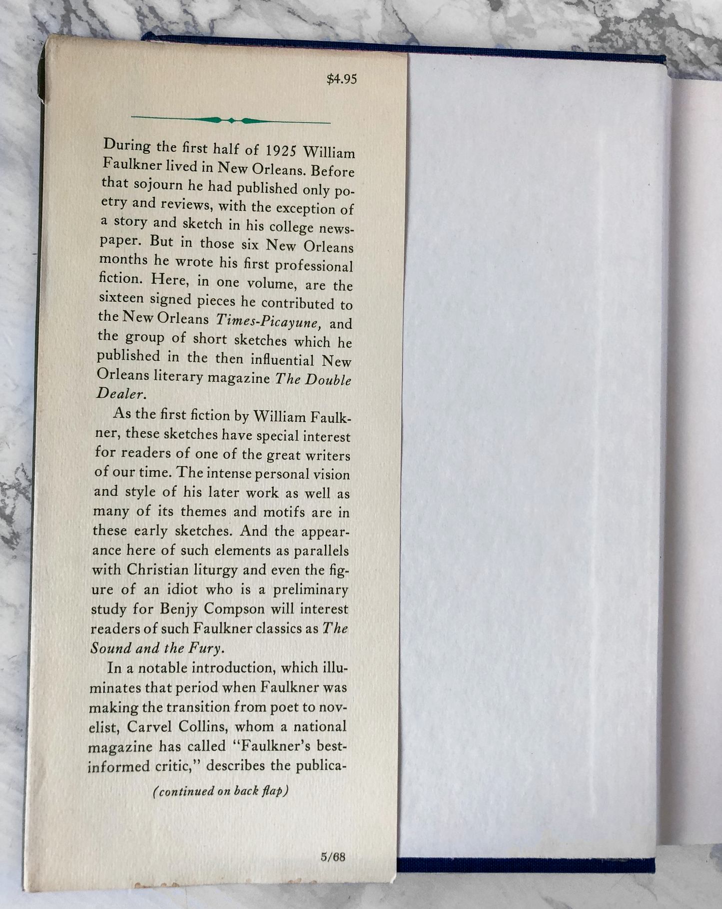 New Orleans Sketches by William Faulkner [FIRST EDITION] - Bookshop Apocalypse