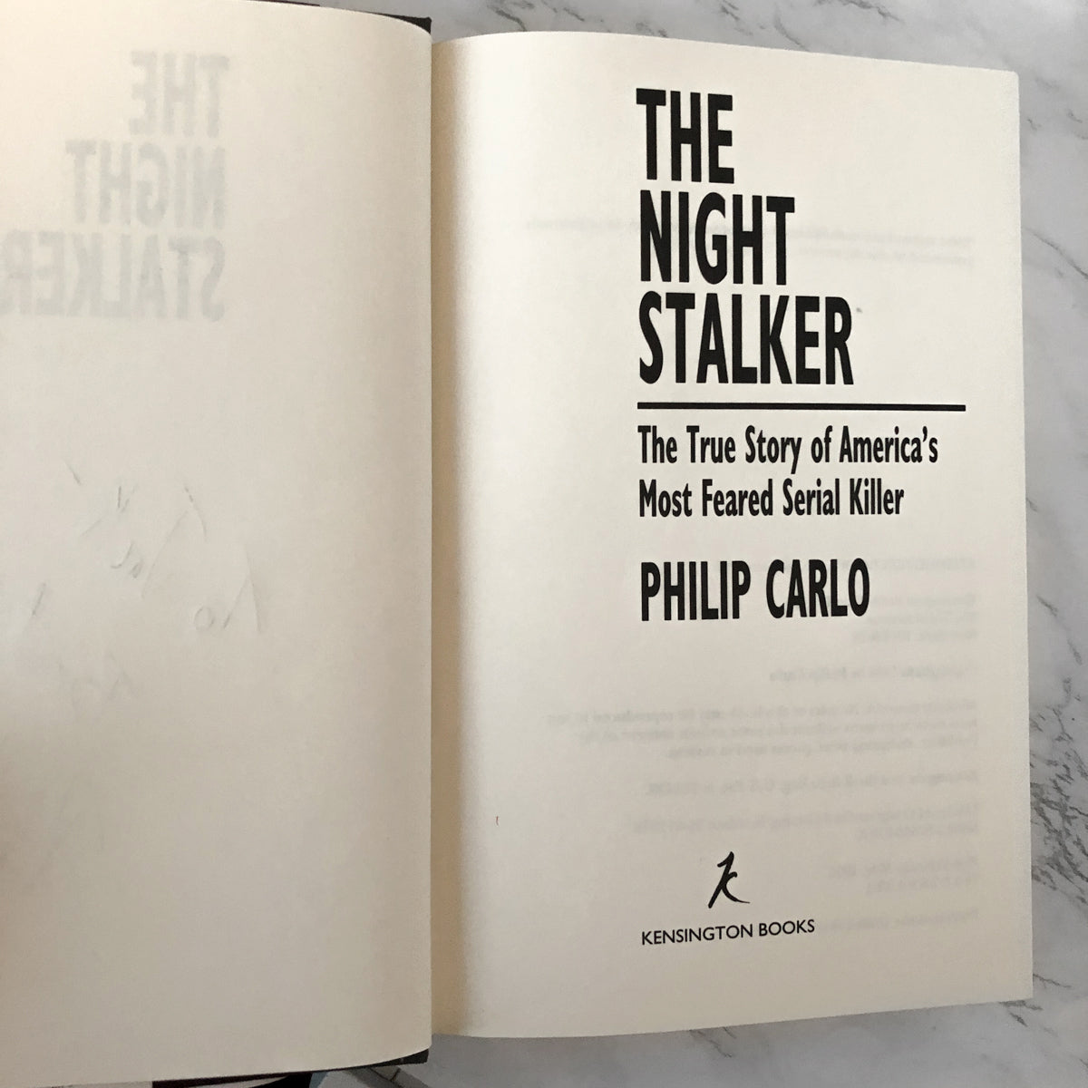 The Night Stalker: The Life & Crimes of Richard Ramirez by Philip Carlo [SIGNED FIRST EDITION] - Bookshop Apocalypse