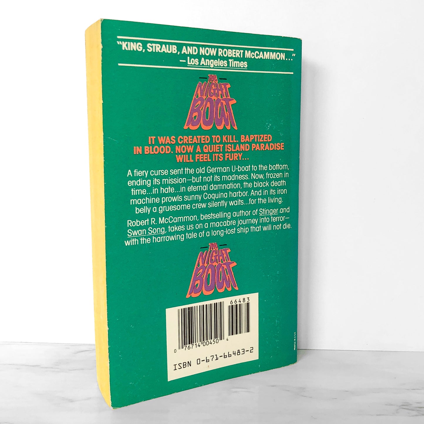 The Night Boat by Robert R. McCammon [FIRST POCKET BOOKS PRINTING] 1988