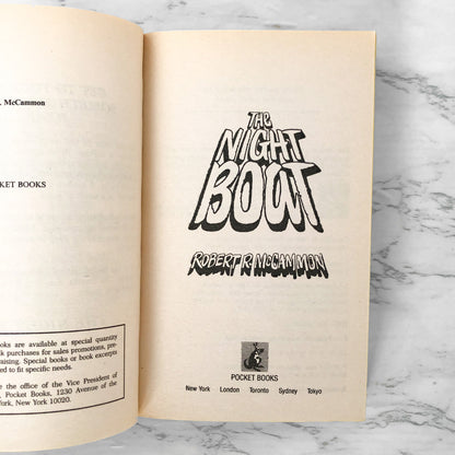 The Night Boat by Robert R. McCammon [FIRST POCKET BOOKS PRINTING] 1988