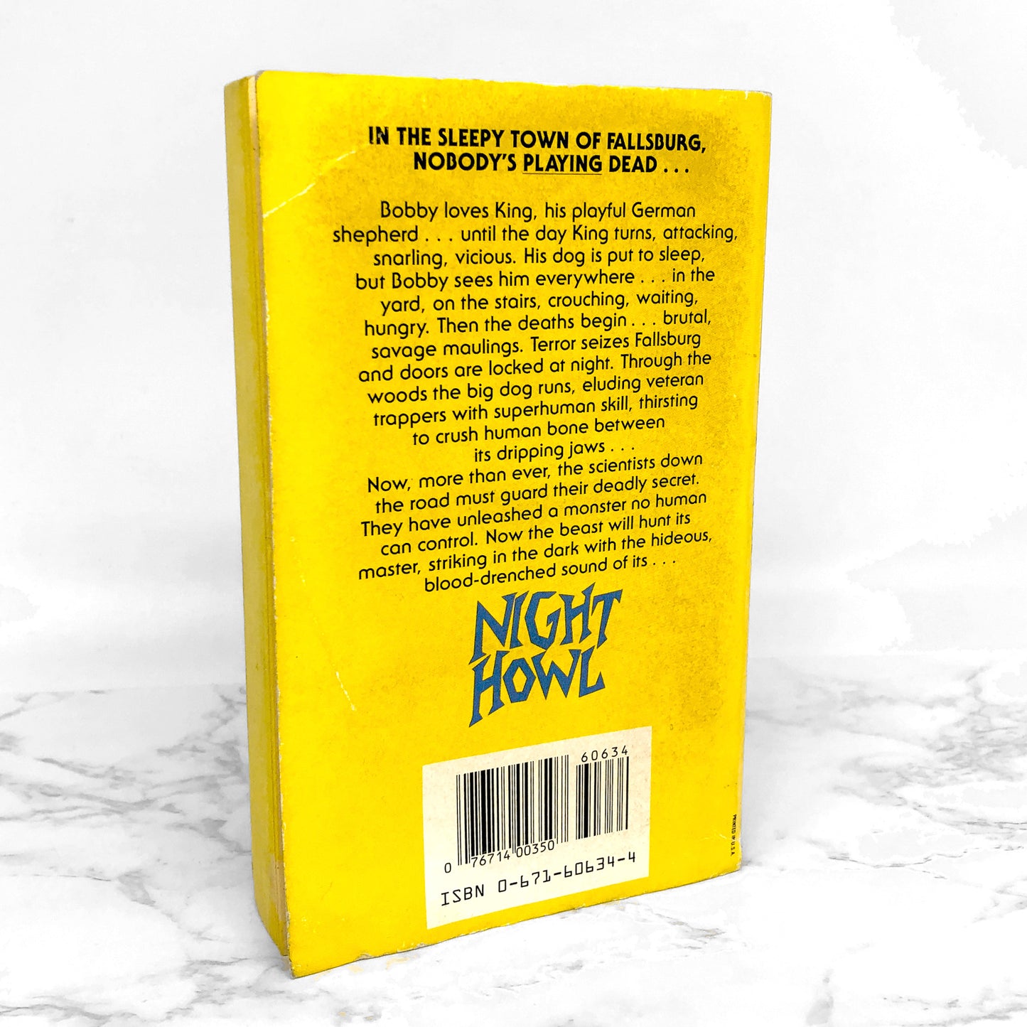 Night Howl by Andrew Neiderman [FIRST EDITION • FIRST PRINTING] 1986