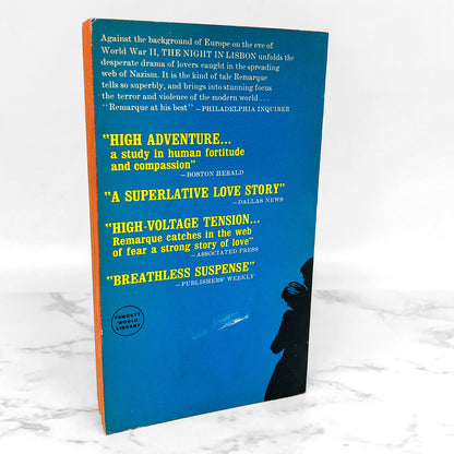 The Night in Lisbon by Erich Maria Remarque [FIRST PAPERBACK PRINTING] 1965