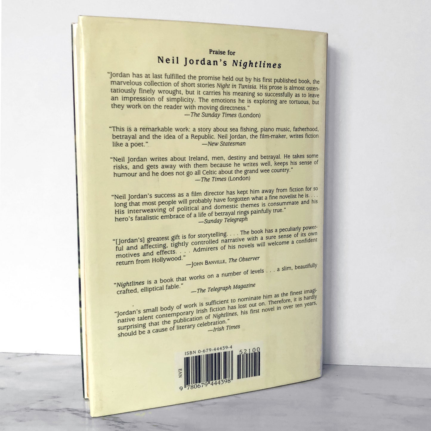 Nightlines by Neil Jordan [U.S. FIRST EDITION] 1994