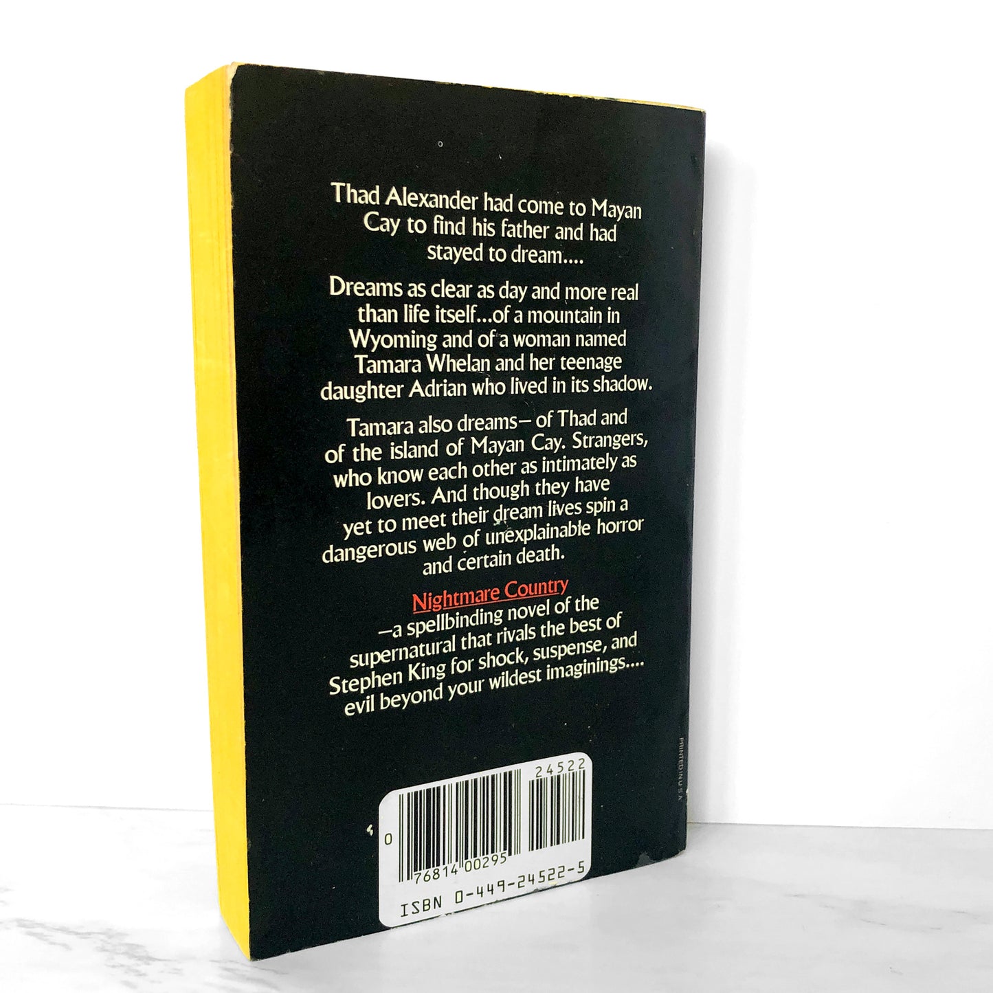 Nightmare Country by Marlys Millhiser [FIRST PAPERBACK PRINTING] 1982