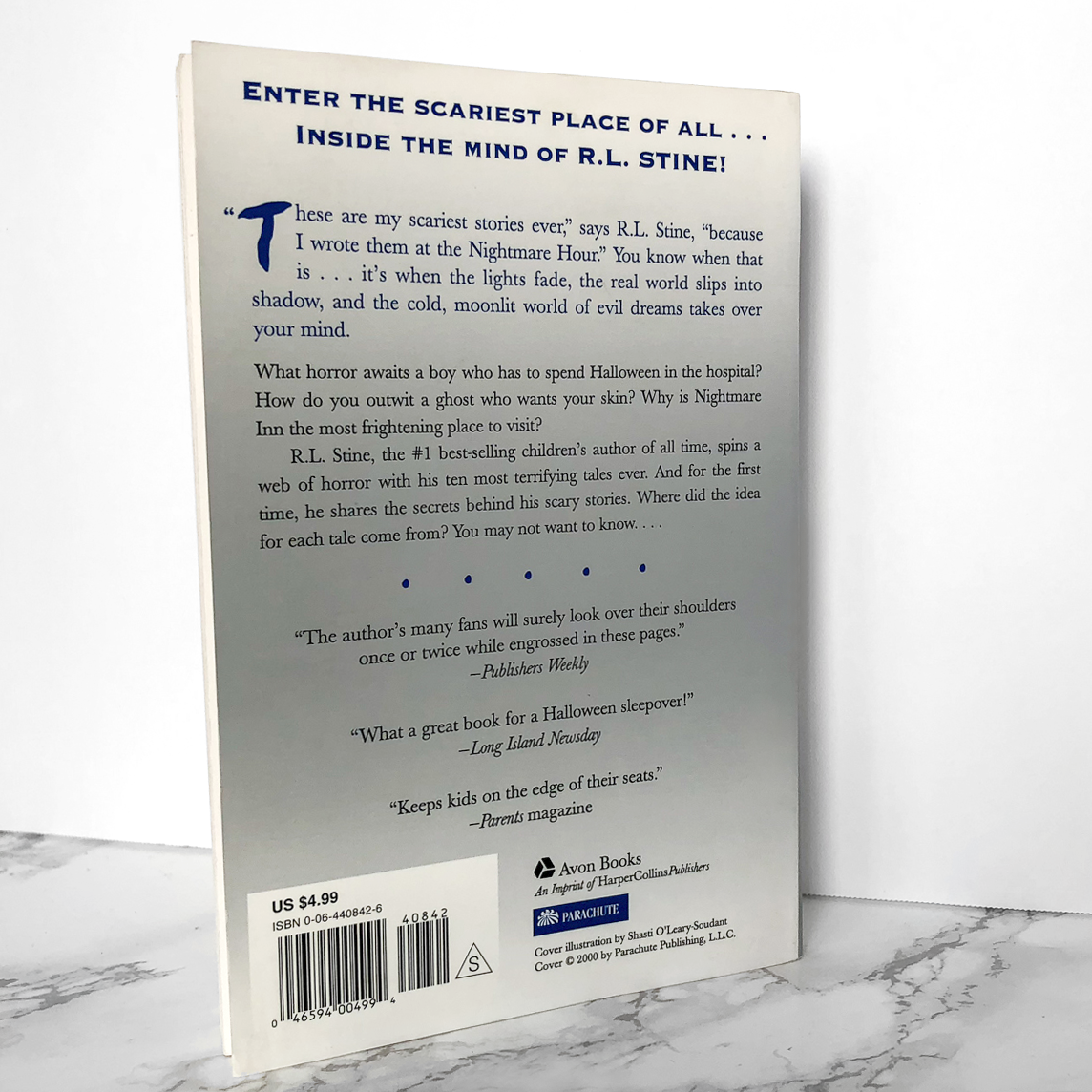 Nightmare Hour by R.L. Stine SIGNED! [FIRST PAPERBACK PRINTING / 2000]