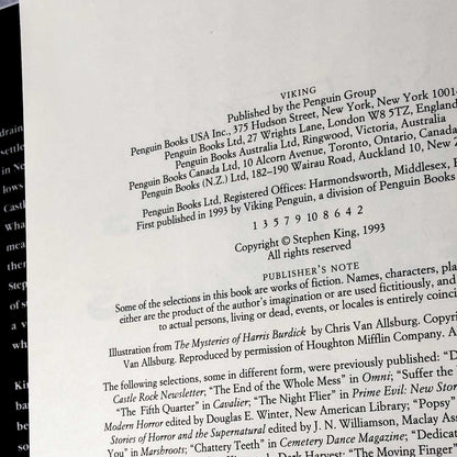 Nightmares and Dreamscapes by Stephen King [FIRST EDITION / FIRST PRINTING] 1993