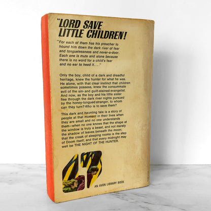 The Night Of The Hunter by Davis Grubb [1968 PAPERBACK]