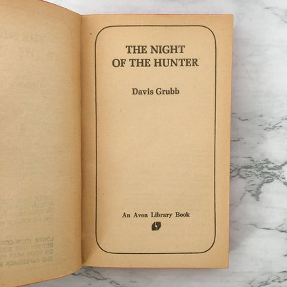 The Night Of The Hunter by Davis Grubb [1968 PAPERBACK]