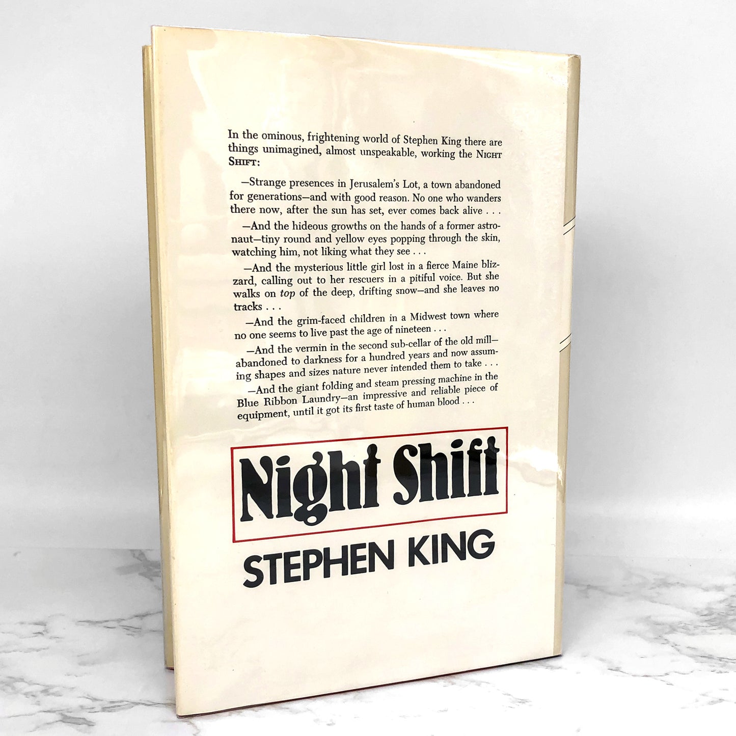 Night Shift by Stephen King [FIRST BOOK CLUB EDITION] 1978 • Full-Sized / Cloth-Bound