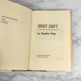 Night Shift by Stephen King [FIRST BOOK CLUB EDITION] 1978