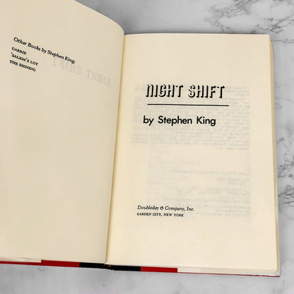 Night Shift by Stephen King [FIRST BOOK CLUB EDITION] 1978 • Full-Sized / Cloth-Bound
