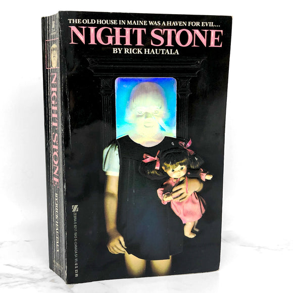 Night Stone by Rick Hautala [FIRST PRINTING] 1986 ☙ Zebra Horror