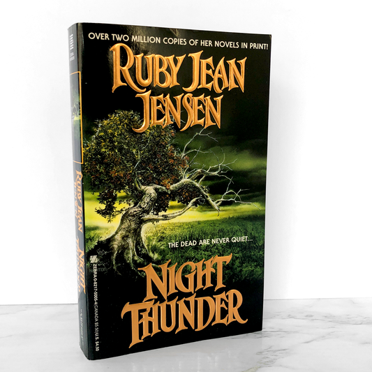Night Thunder by Ruby Jean Jensen [FIRST EDITION • FIRST PRINTING] 1995 • Zebra Horror