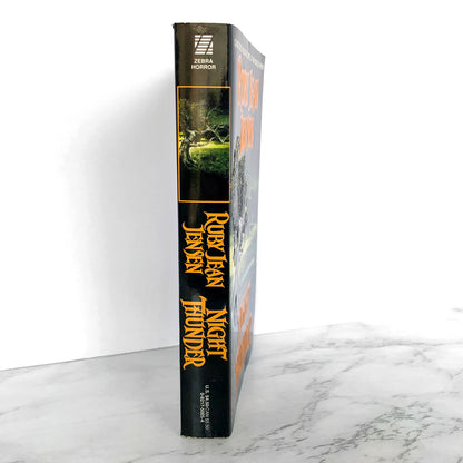 Night Thunder by Ruby Jean Jensen [FIRST EDITION • FIRST PRINTING] 1995 • Zebra Horror