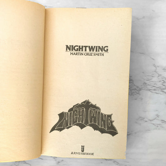 Nightwing by Martin Cruz Smith [FIRST PAPERBACK PRINTING] 1978