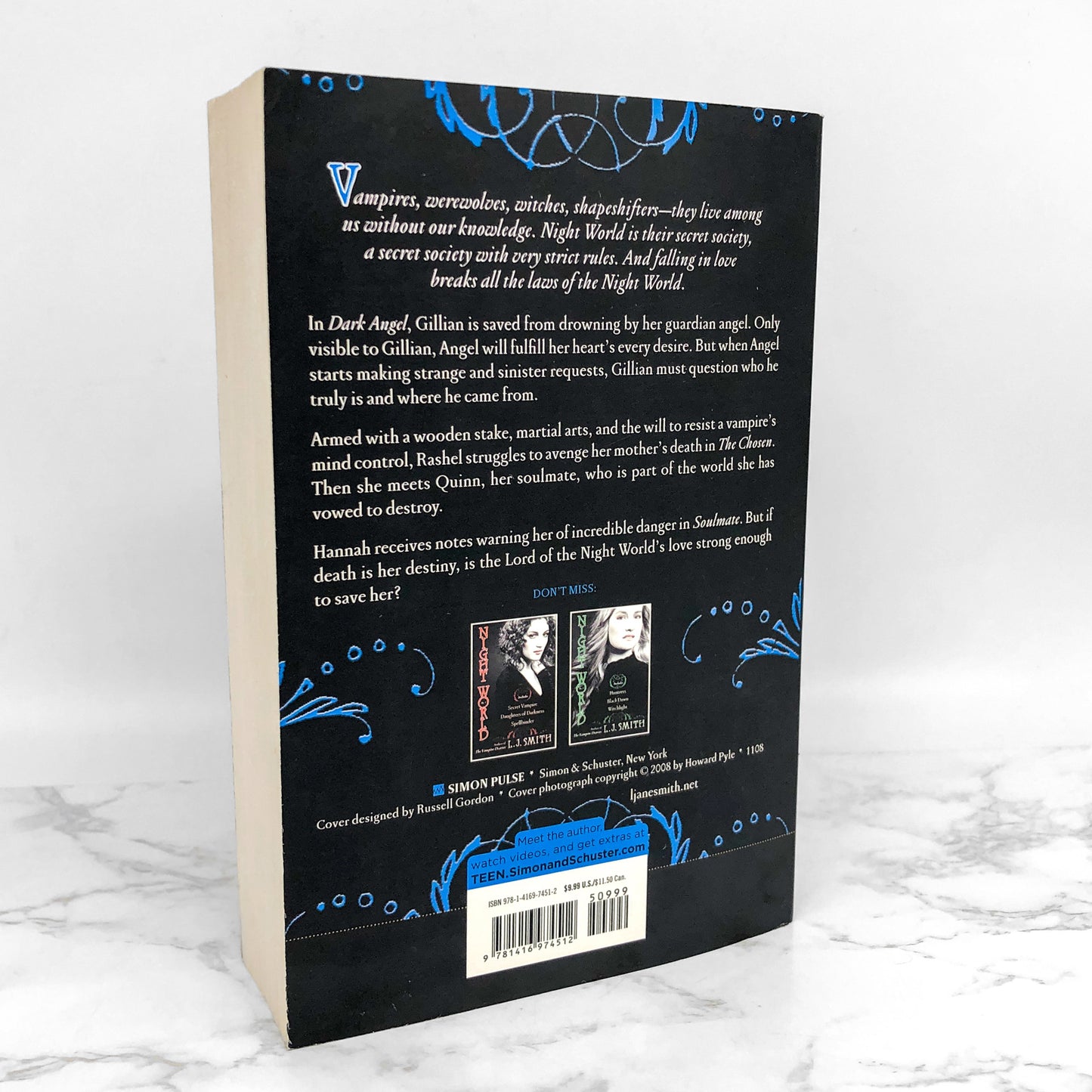 Night World #2: Books 4-6 by L.J. Smith [TRADE PAPERBACK OMNIBUS] Dark Angel • The Chosen • Soulmate