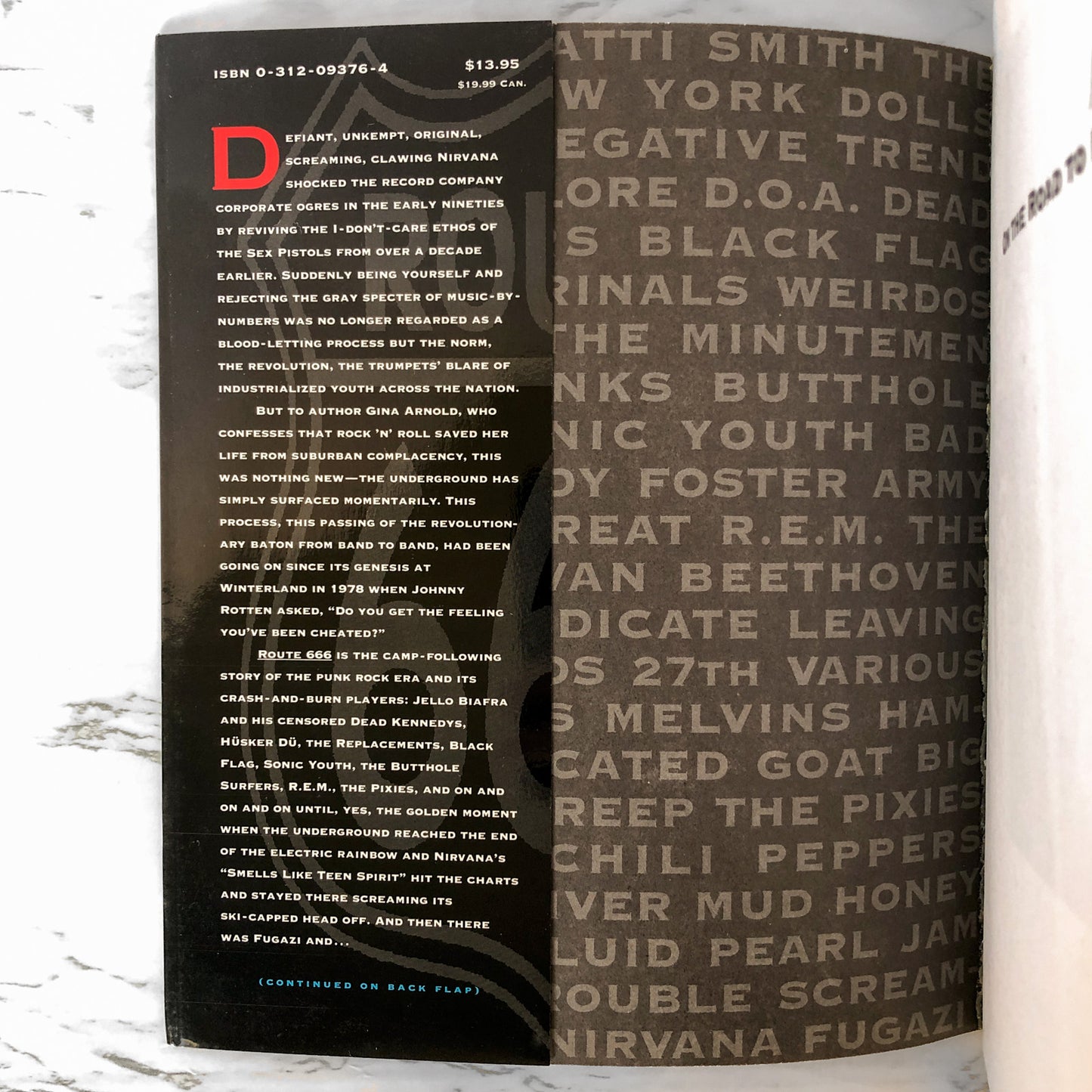 Route 666: On the Road to Nirvana by Gina Arnold [FIRST EDITION / 1993]