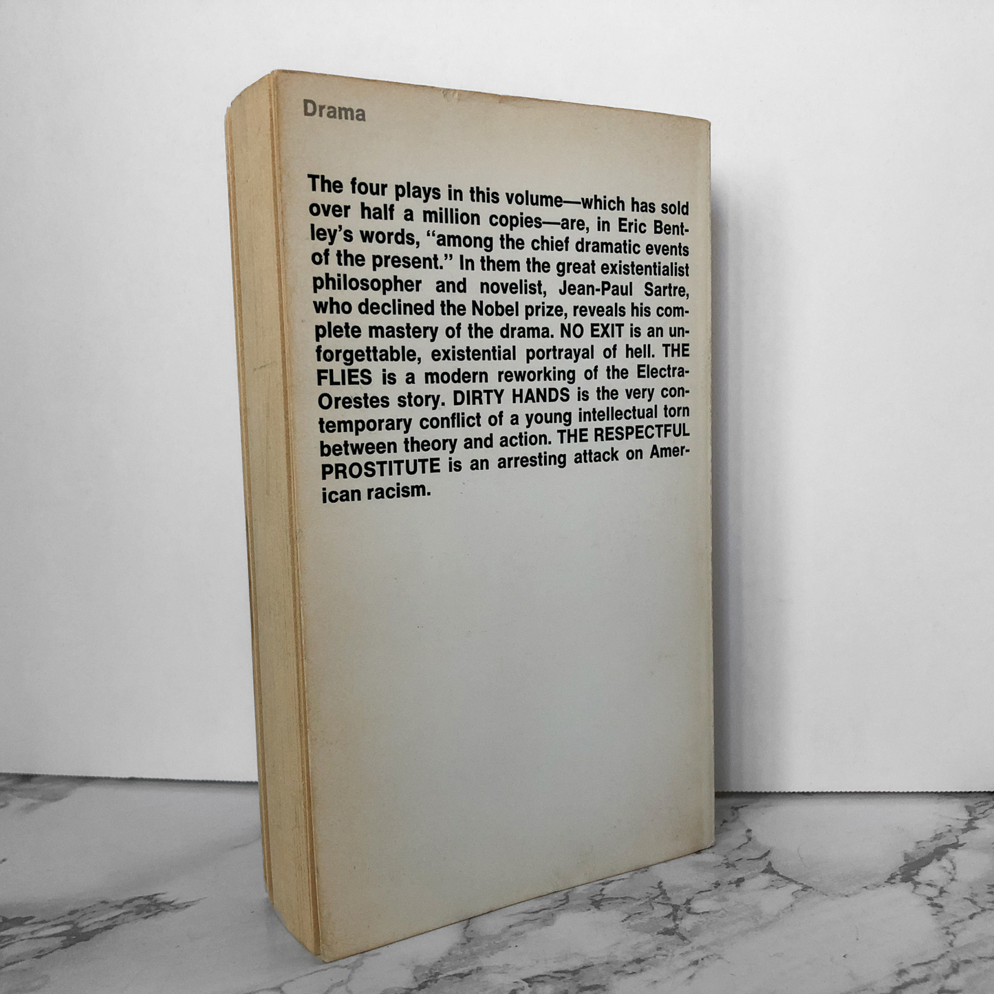 No Exit & Three Other Plays by Jean Paul Sartre [1955 PAPERBACK] - Bookshop Apocalypse