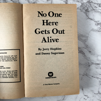 No One Here Gets Out Alive by Jerry Hopkins & Danny Sugarman [1981 PAPERBACK] - Bookshop Apocalypse