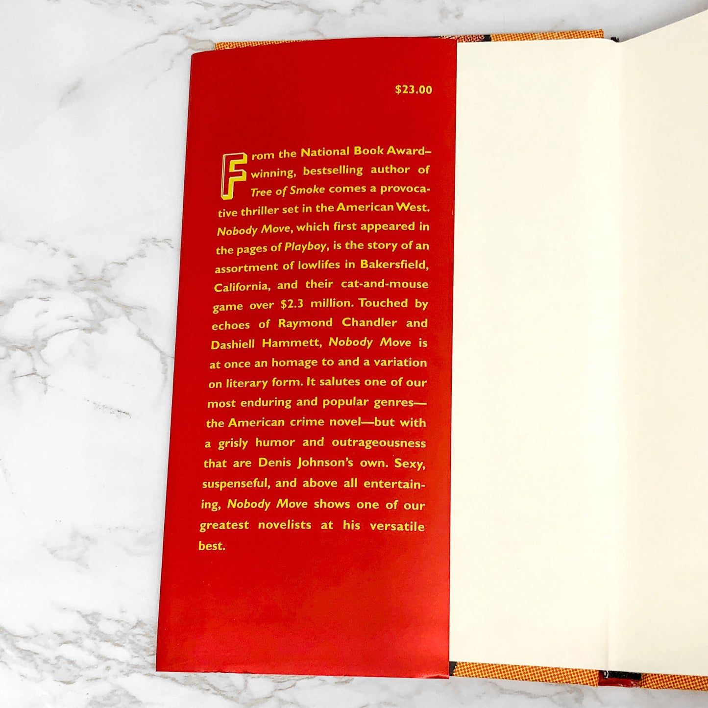 Nobody Move by Denis Johnson [FIRST EDITION / FIRST PRINTING] 2009