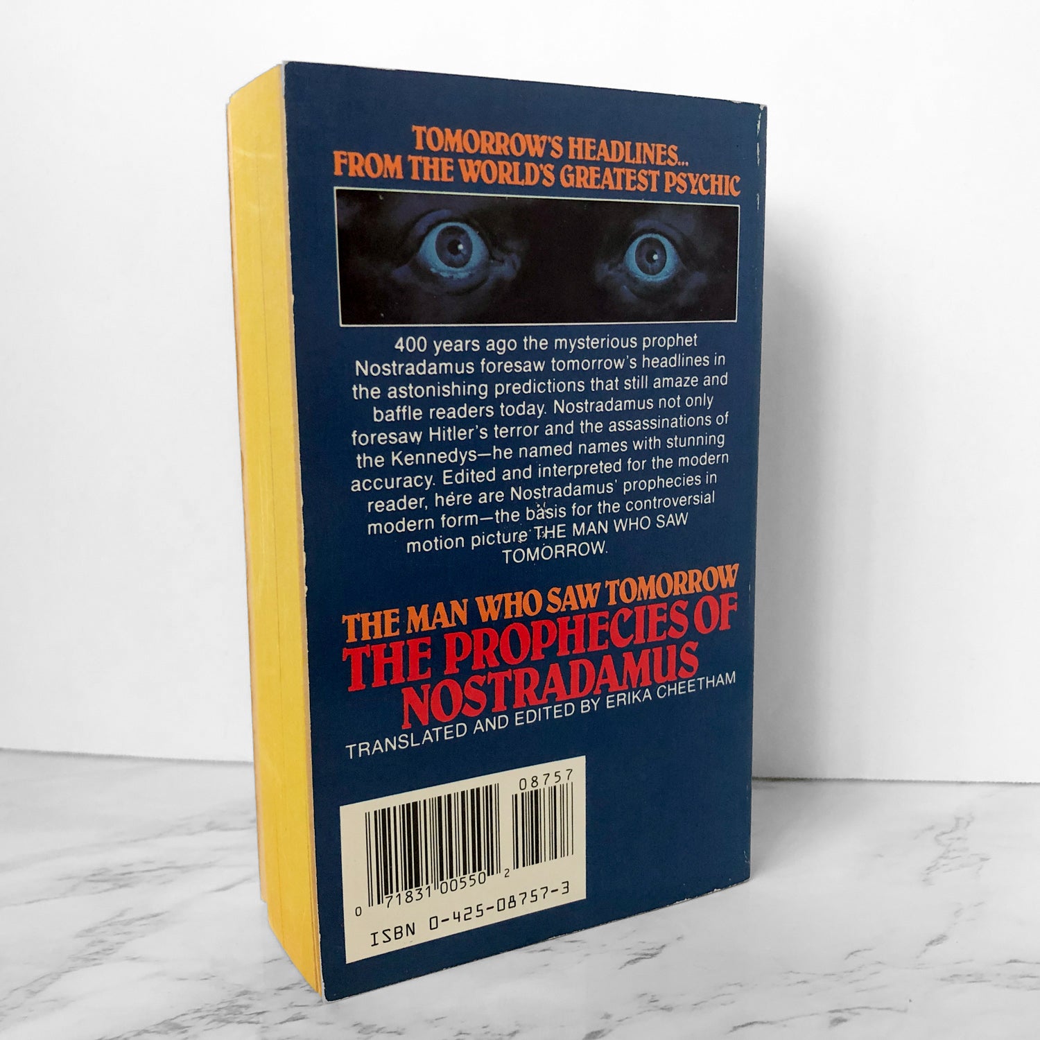The Man Who Saw Tomorrow: The Prophecies of Nostradamus [1981 PAPERBACK] - Bookshop Apocalypse