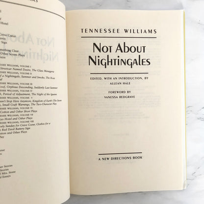 Not About Nightingales by Tennessee Williams [1998 HARDCOVER]