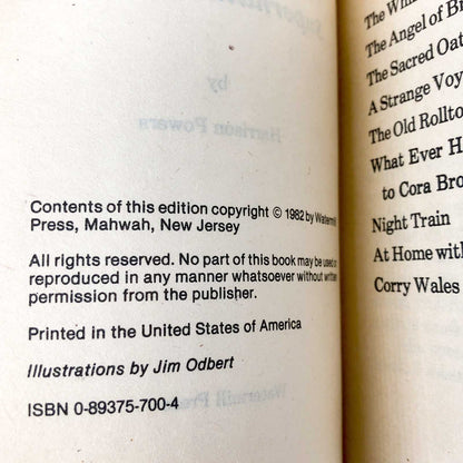 Now You See Them Now You Don't: Supernatural Tales by Harrison Powers [1982 PAPERBACK]