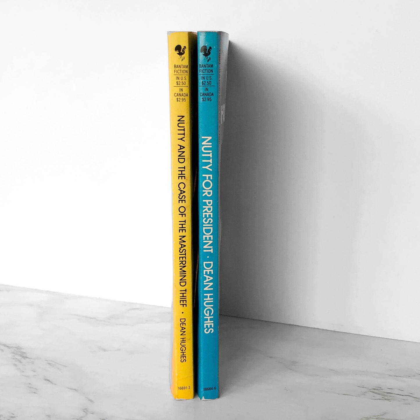 Nutty & the Case of the Mastermind Thief & Nutty for President by Dean Hughes [TWO PAPERBACK SET]