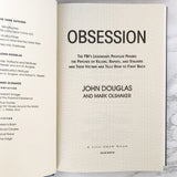 Obsession by John Douglas & Mark Olshaker [FIRST EDITION / FIRST PRINTING] 1998 / Mindhunter #3