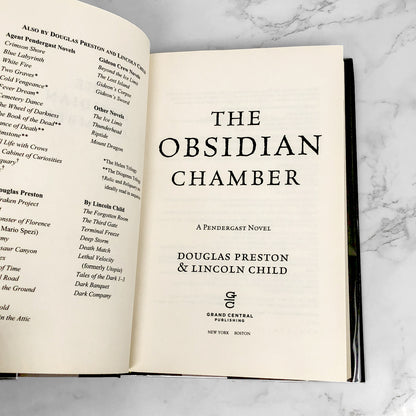 The Obsidian Chamber by Douglas Preston & Lincoln Child 2x SIGNED! [FIRST EDITION • FIRST PRINTING]