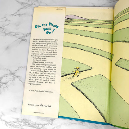 Oh, the Places You'll Go! by Dr. Seuss [FIRST EDITION] 1990 • 6th Printing! • Random House