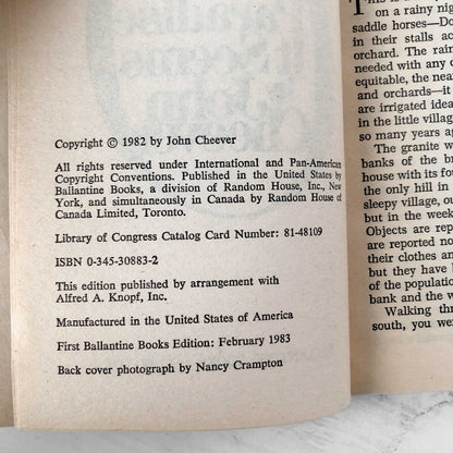 Oh What A Paradise It Seems by John Cheever [FIRST PAPERBACK PRINTING] 1983