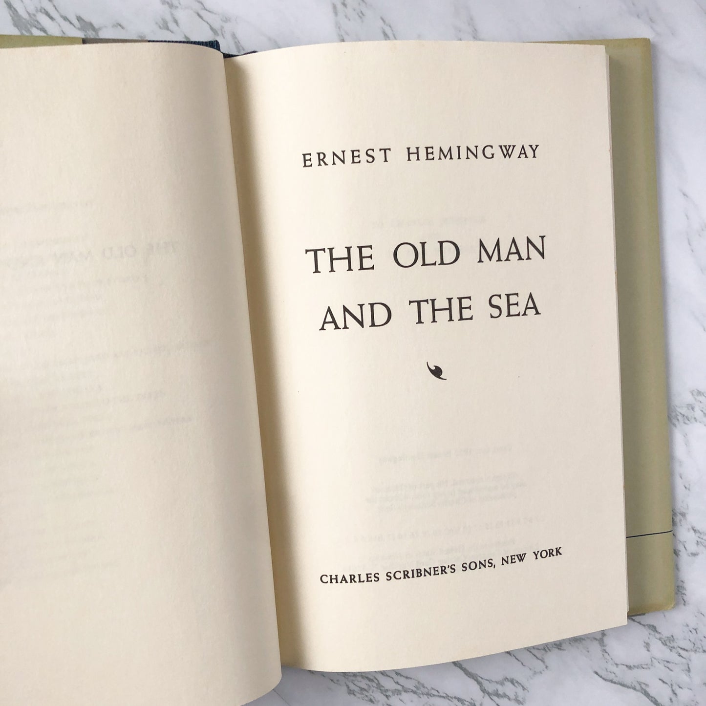 The Old Man and The Sea by Ernest Hemingway [1952 BOOK CLUB EDITION] - Bookshop Apocalypse