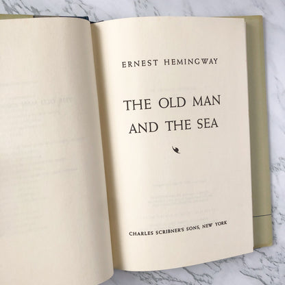 The Old Man and The Sea by Ernest Hemingway [1952 BOOK CLUB EDITION] - Bookshop Apocalypse