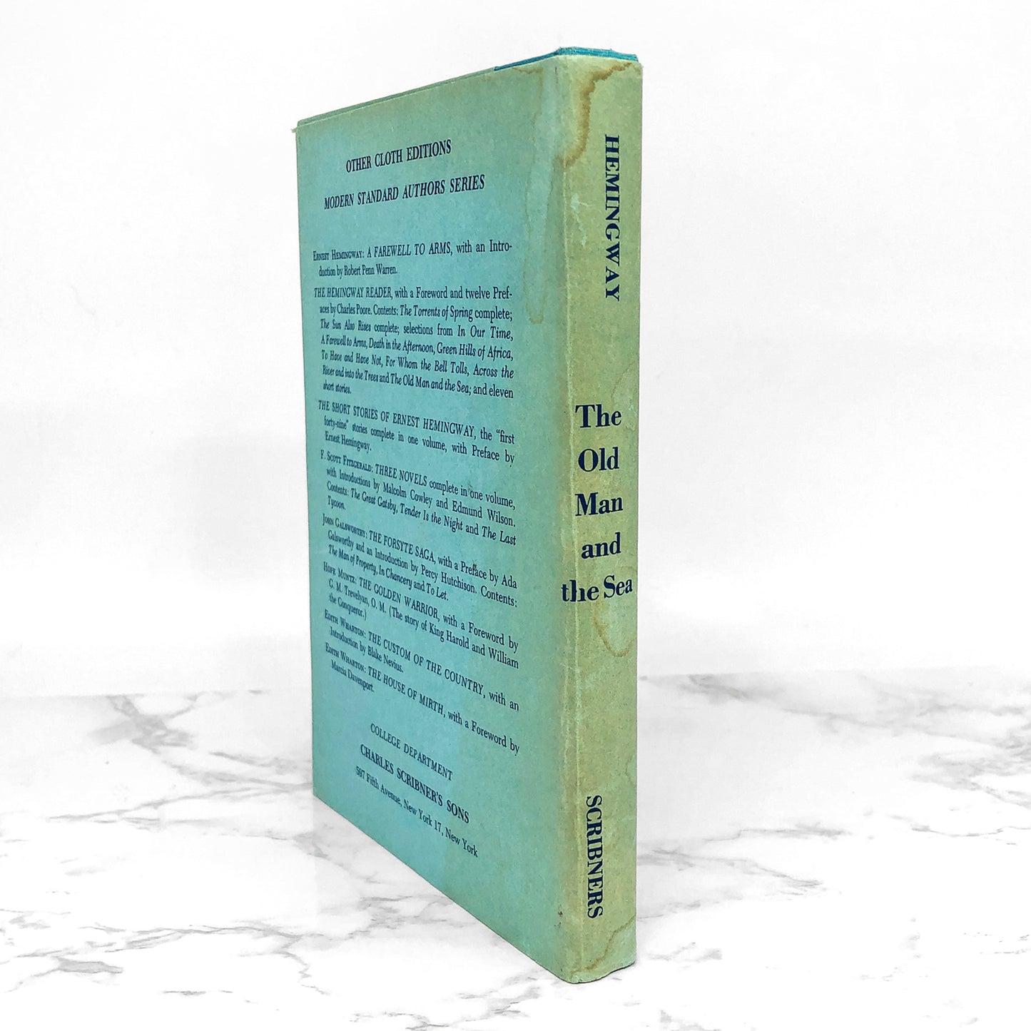 The Old Man and The Sea by Ernest Hemingway [1963 HARDCOVER]