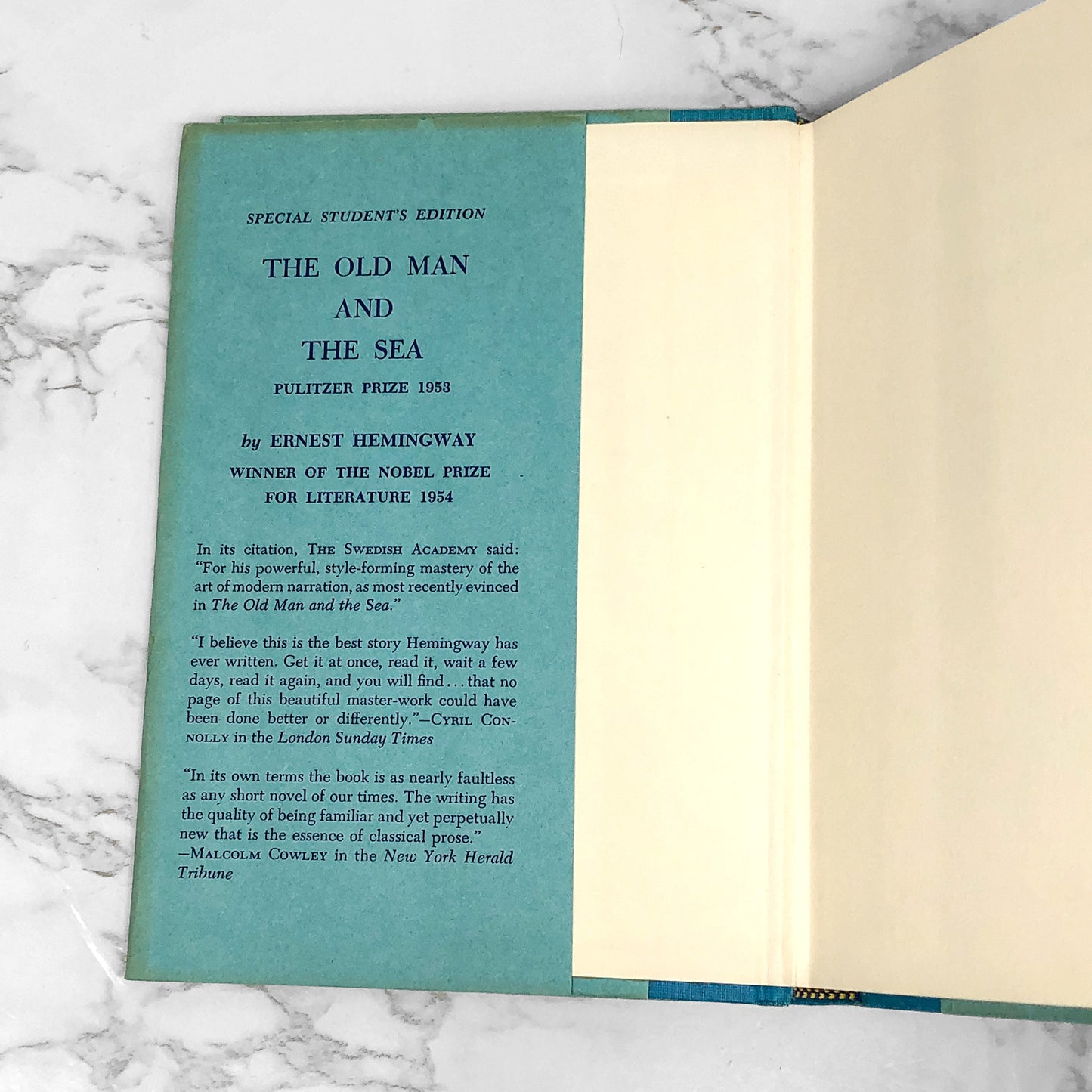 The Old Man and The Sea by Ernest Hemingway [1963 HARDCOVER]