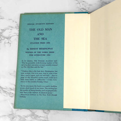 The Old Man and The Sea by Ernest Hemingway [1963 HARDCOVER]