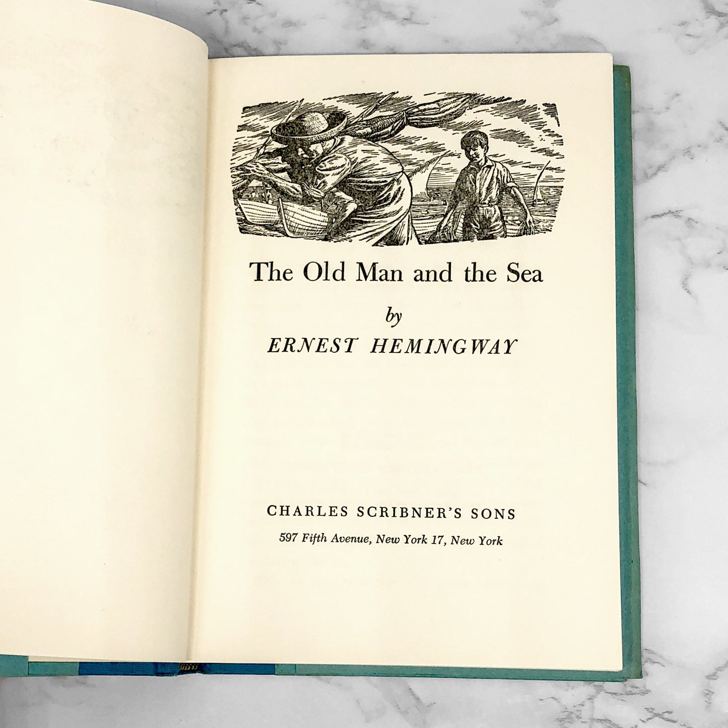 The Old Man and The Sea by Ernest Hemingway [1963 HARDCOVER]